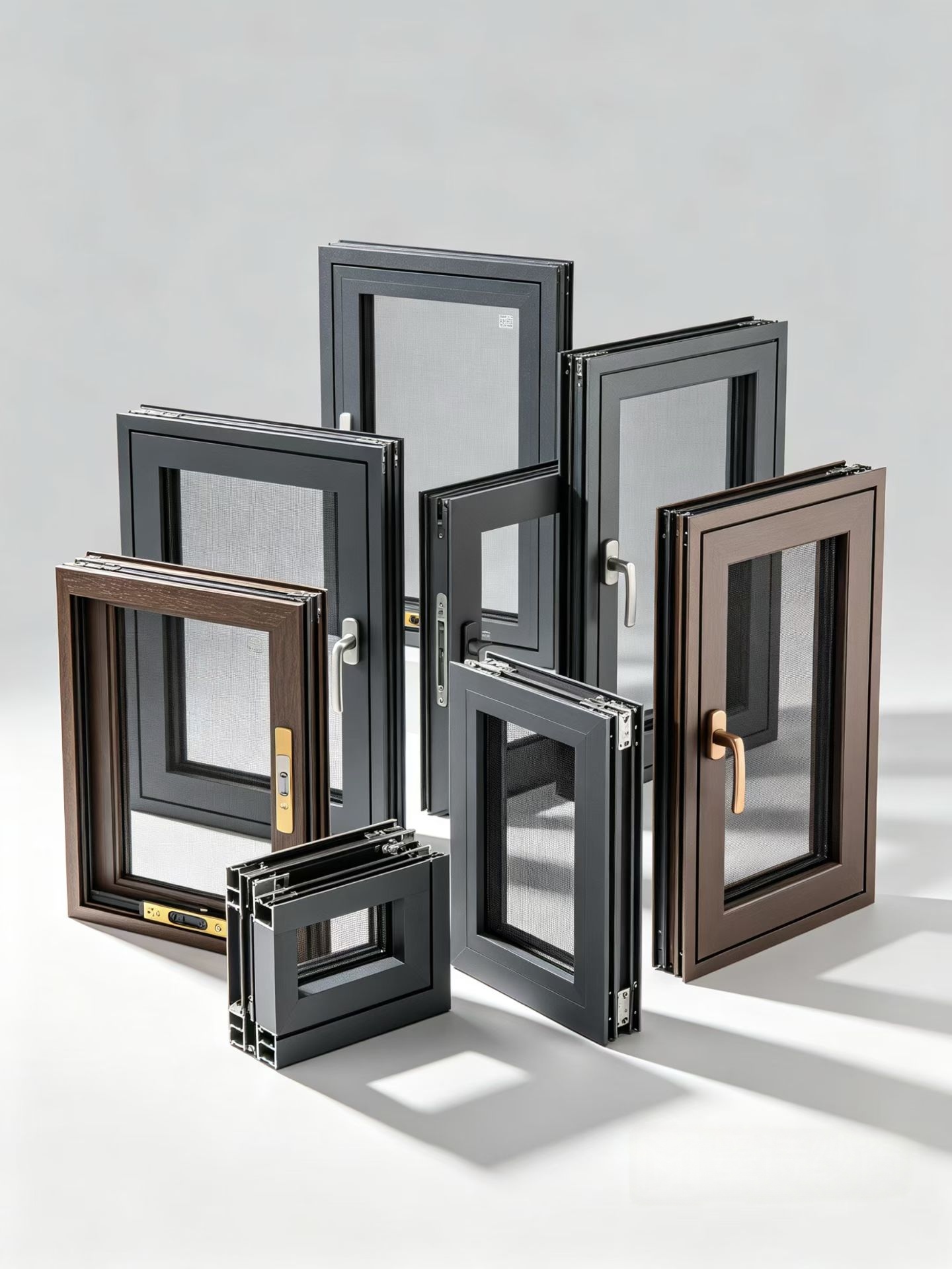 FG110F Double Opening Break Bridge Window