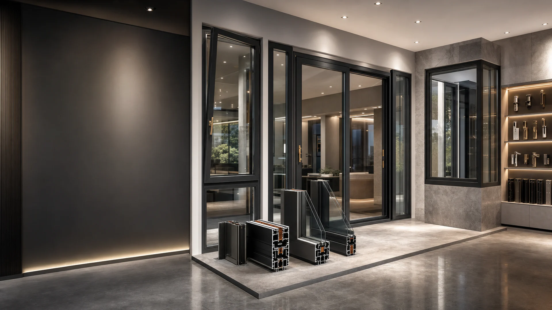 Aluminum Door and Window Structure Configuration Details