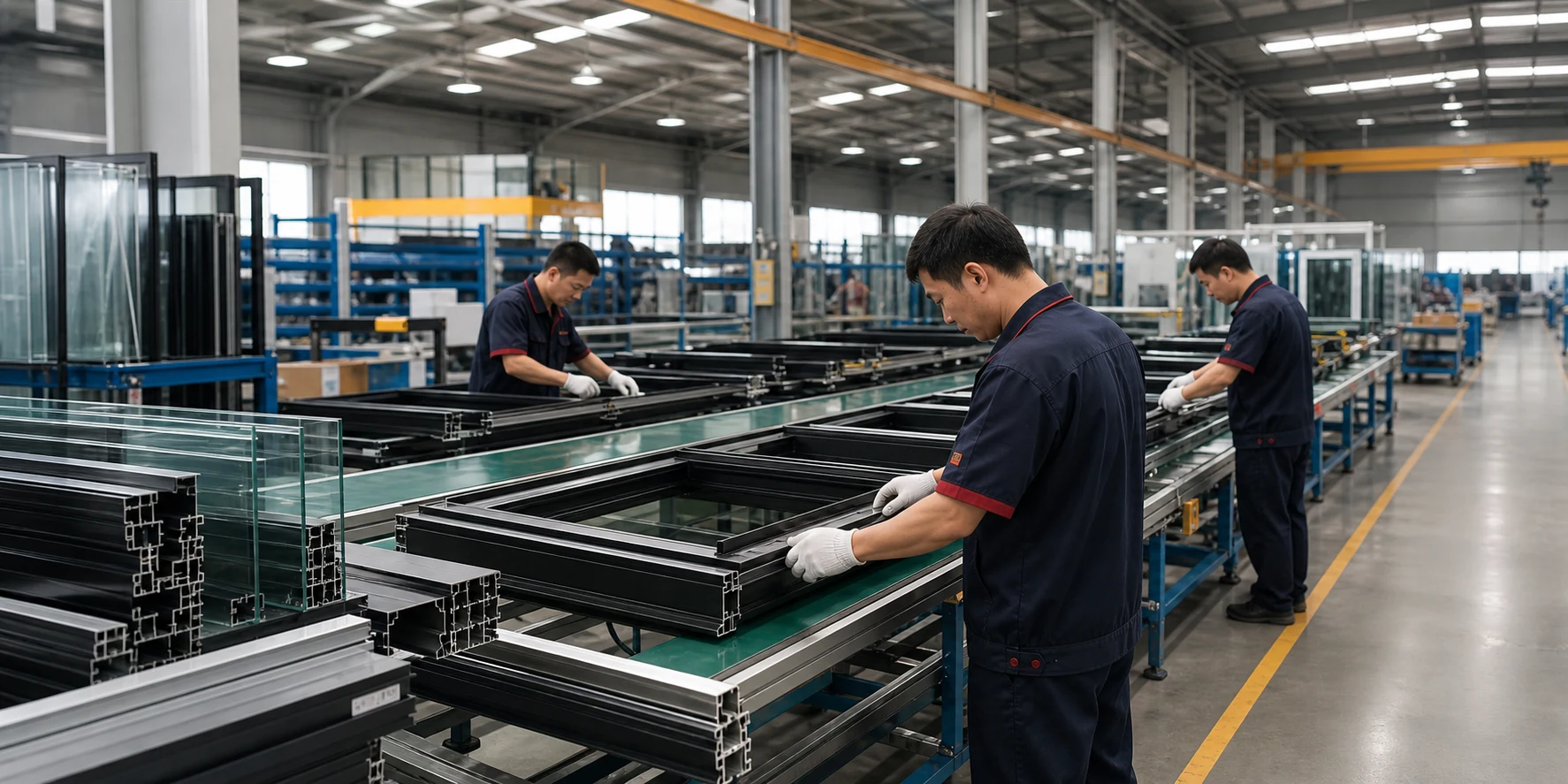 System Door and Window Assembly and Production Scenarios