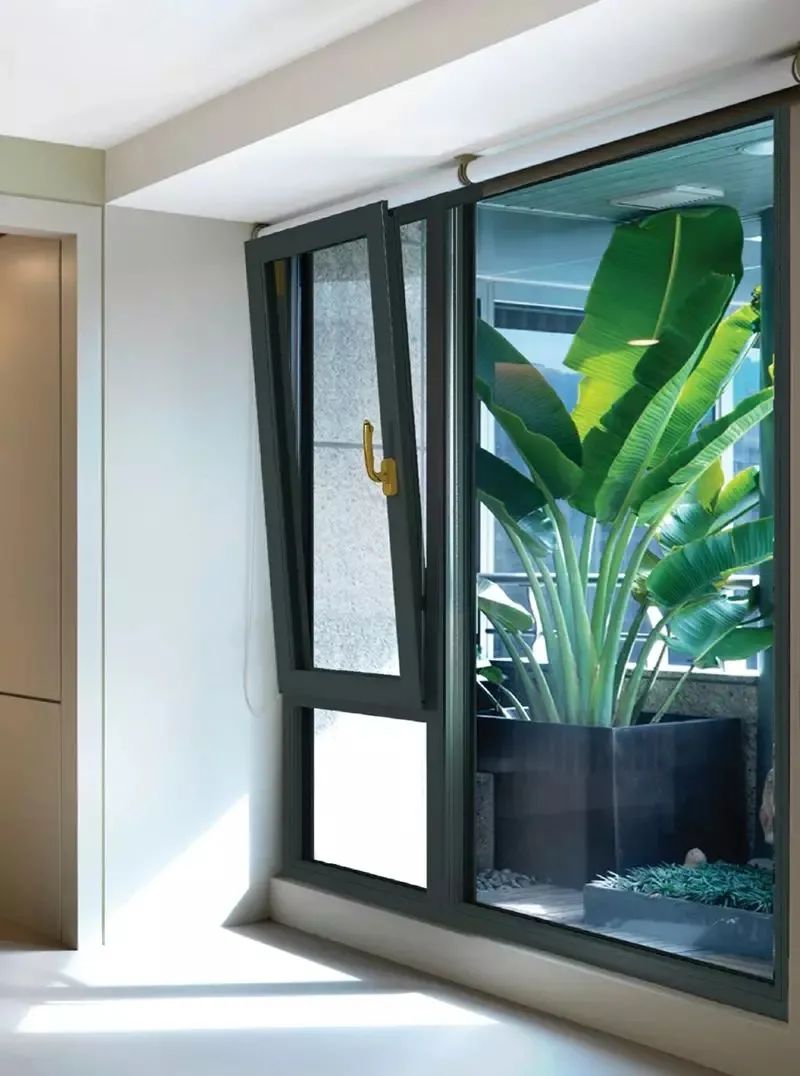 FG96F Dual Open-Inward Aluminum Window
