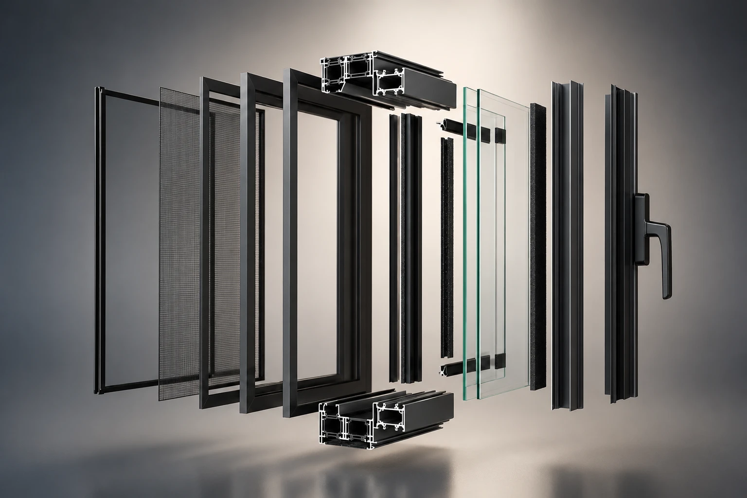 Aluminum Windows & Doors Sample Showroom